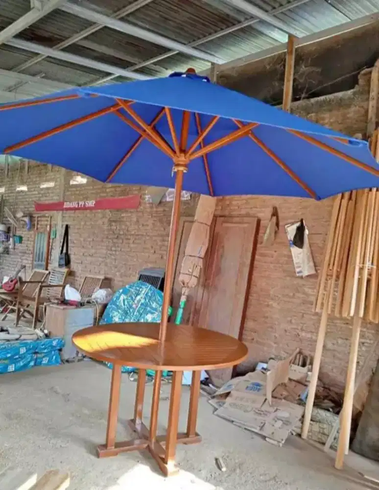 Meja payung Tampa kursi