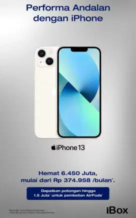 SEGAMPAMG ITU CICILAN IPHONE 13