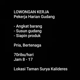 Pekerja Gudang Olshop