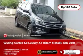 [KM 23RB] Wuling Cortez 1.8 Luxury Sunroof AT Hitam Metalik 2018/2019