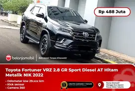 [LOW KM] Toyota Fortuner VRZ 2.8 GR Sport Kicksensor Hitam 2022/2023