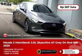 [SUNROOF] Mazda 3 Mazda3 Hatchback HB 2.0L Grey On Red 2020/2021