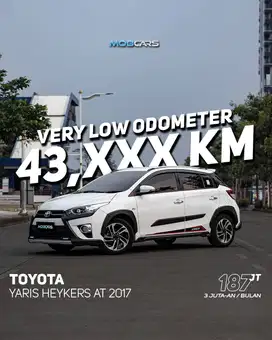 [LOW KM] GARANSI MESIN 2 TH TDP 5 JT YARIS S TRD HEYKERS AT MATIC 2017