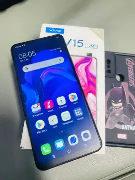 Vivo V15 6/64 lengkap Minus murah