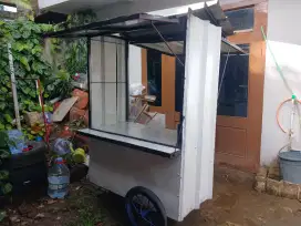 Gerobak Stainless Baru Jualan Makanan