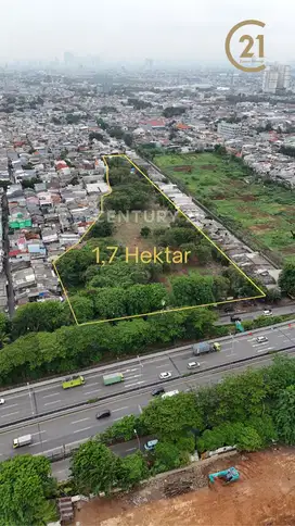 Tanah Komersil 1,7 Hektar Lokasi Prima Di Jln Lingkar Luar Barat