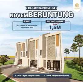 Kost Malang Murah Bonus Manajemen Kos Hanya 200 Meter Depan Kampus UMM