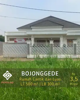 RUMAH CANTIK DAN LUAS DI BOJONG GEDE KABUPATEN BOGOR