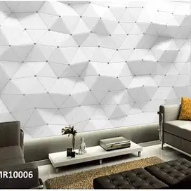 Wallpaper Dinding 3D Custom Desain Korden Gorden Vitrase