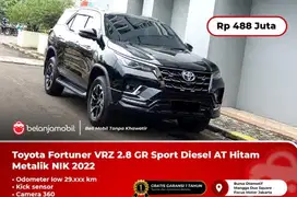 [ LOW KM ] Toyota Fortuner VRZ 2.8 GR Sport Diesel AT Hitam 2022/202