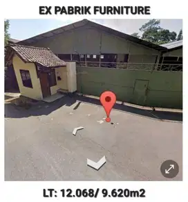 DISEWAKAN EX PABRIK FURNITURE SALATIGA