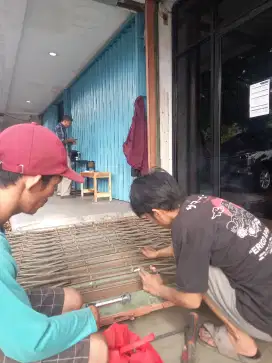 Tukang service rolling door folding gate murah