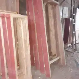 Jual kusen pintu jendela bahan kayu bekas berkualitas