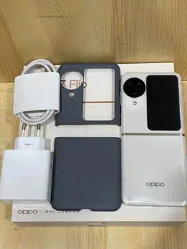 Oppo find N3 flip 5G ram 12/256gb warna krem emas