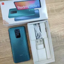 Redmi Note 9 6/128 Masih Bagus Full Set ORI