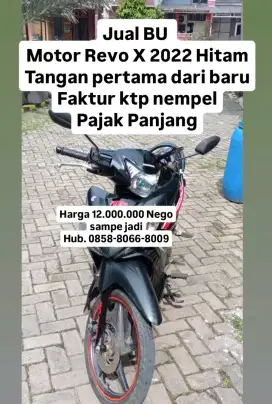 JUAL BU Motor Revo X 2022 Pajak Panjang Nego Sampe Jadi