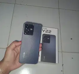 Vivo y22 ram 4+4/64 Fullset ORI mulus!.