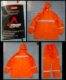 JAS HUJAN BARU, WARNA ORANGE