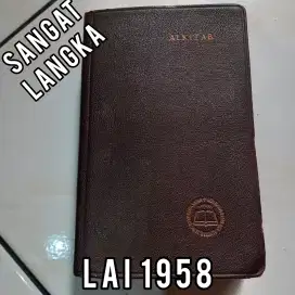 LANGKA alkitab 1958 bible ejaan lama perjanjian lama perdjandjian baru