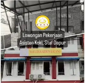 Asisten Koki & Staf Dapur Resto Nasi Uduk