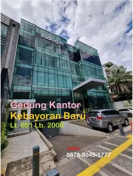 Gedung Kantor 4 Lt TERMURAH Jl. Wolter Monginsidi, Kebayoran Baru