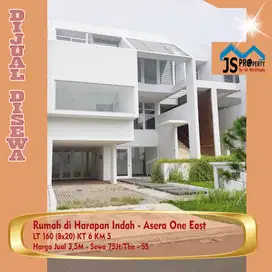 DISEWA Rumah di Harapan Indah - Asera One East - SS