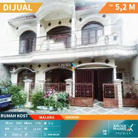 Dijual Rumah Kos Kauman Malang Kawasan Kampus