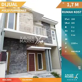 Dijual Rumah Kos Full Furnish Kawasan Kampus di Kalpataru Malang