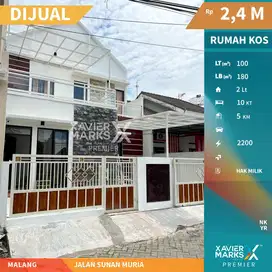 Dijual Rumah Kos Jalan Sunan Muria Malang Full Furnish