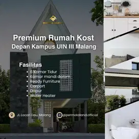 dijual rumah kos depan universitas islam negeri malang