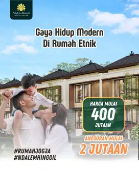 Rumah Murah Konsep Etnik Barat Kampus UMY