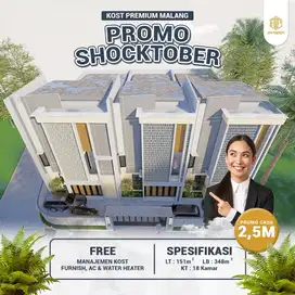 KOST PREMIUM MALANG HANYA 250 METER DEPAN KAMPUS UMM