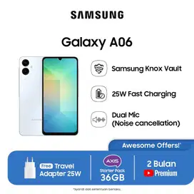 Samsung Galaxy A06 4/64gb di harga 1.499.000 (Bisa Kredit)