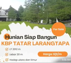 Murah  Tanah kavling view danau kota baru parahyangan, bandung