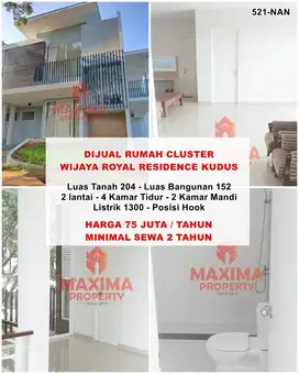 Rumah 2 lantai wijaya royal kudus