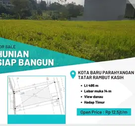 Murah  Tanah kavling view danau kota baru parahyangan, bandung