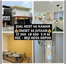 JUAL KOS KOST KOSAN KOSTAN 40 KAMAR DI BEJI DEPOK DEKAT KAMPUS UI