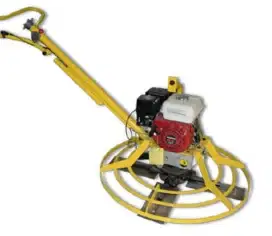 (KRANGGAN TEKNIK)power trowel + mesin bensin meratakan beton cor semen