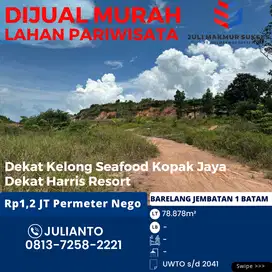 Dijual MURAH Lahan Pariwisata di Barelang Jembatan 1 Batam