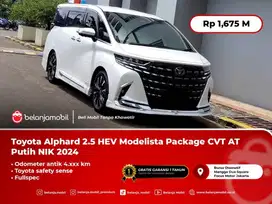 LIKE NEW !! TOYOTA ALPHARD HYBRID MODELISTA TSS CVT 2024 PUTIH