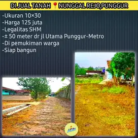 Tanah di Nunggal Rejo dekat jalan Utama, dekat Perbatasan 29