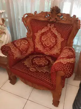 Satu Set Sofa Jati Jumbo