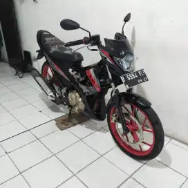 Satria Fu 2015 Lengkap Bagus Mesin kering