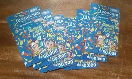 MURAH Voucher Indomaret 50rb 6 buah