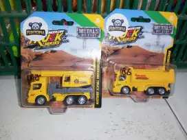 Mainan Anak Diecast Konstruksi Bahan Metal Besi Ban Karet