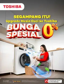 Segampangitu Kredit Mesin Cuci Toshiba Bunga Spesial 0%