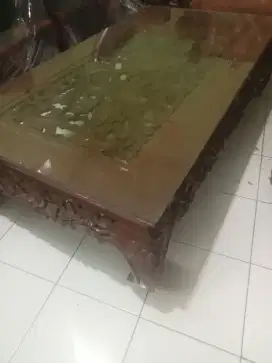 Meja ketapang jati 150x80 mulus