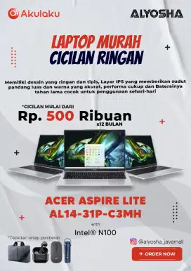 LAPTOP ACER ASPIRE LITE AL14 KREDIT MUDAH