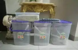 Di jual 3 buah Aquarium Es buah kapasitas 30 Liter(second) murah