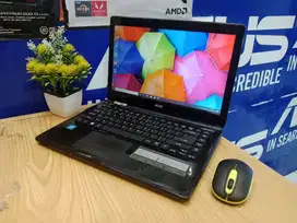 LAPTOP ACER ASPIRE E1-410 CELERON RAM 4GB HDD 500GB SIAP PAKAI SEKOLAH